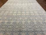 Indian Rug Hand Knotted Oriental Rug Fine Turkish Knot Oushak 12'0x14'10