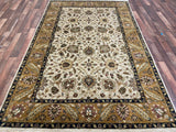 Indian Rug Hand Knotted Oriental Rug Fine Zigler 8'10x5'8