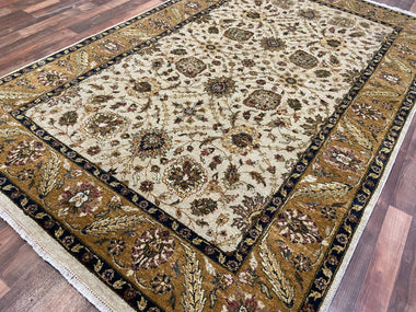 Indian Rug Hand Knotted Oriental Rug Fine Zigler 8'10x5'8