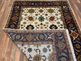 Indian Rug Hand Knotted Oriental Rug Indo Mahal 6'2x9'2