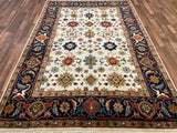 Indian Rug Hand Knotted Oriental Rug Indo Mahal 6'2x9'2