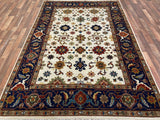 Indian Rug Hand Knotted Oriental Rug Indo Mahal 6'2x9'2