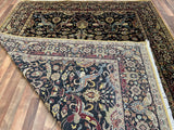 Indian Rug Hand Knotted Oriental Rug Kashan 10'0x7'9