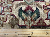 Indian Rug Hand Knotted Oriental Rug Kashan 10'0x7'9