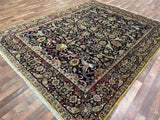 Indian Rug Hand Knotted Oriental Rug Kashan 10'0x7'9