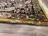 Indian Rug Hand Knotted Oriental Rug Kashan 10'0x7'9