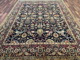 Indian Rug Hand Knotted Oriental Rug Kashan 10'0x7'9