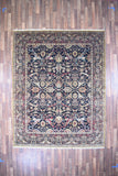 Indian Rug Hand Knotted Oriental Rug Kashan 10'0x7'9