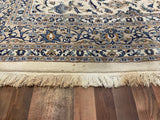 Indian Rug Hand Knotted Oriental Rug Kashan 11'11x9'1