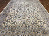Indian Rug Hand Knotted Oriental Rug Kashan 11'11x9'1