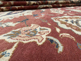 Indian Rug Hand Knotted Oriental Rug Kashan 13'10x10'8