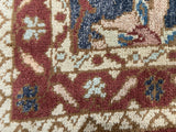 Indian Rug Hand Knotted Oriental Rug Kashan 13'10x10'8