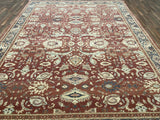 Indian Rug Hand Knotted Oriental Rug Kashan 13'10x10'8