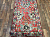 Indian Rug Hand Knotted Oriental Rug Kashan 3'0x4'10