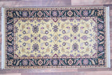 Indian Rug Hand Knotted Oriental Rug Kashan 3'0x5'0