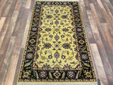 Indian Rug Hand Knotted Oriental Rug Kashan 3'0x5'0