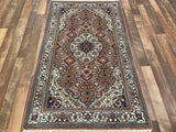 Indian Rug Hand Knotted Oriental Rug Kashan 3'0x5'0