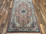 Indian Rug Hand Knotted Oriental Rug Kashan 3'0x5'0