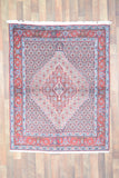 Indian Rug Hand Knotted Oriental Rug Kashan 3'10x5'1