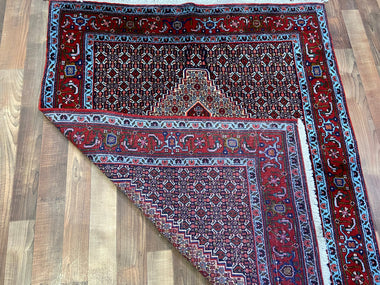 Indian Rug Hand Knotted Oriental Rug Kashan 3'10x5'1
