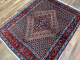 Indian Rug Hand Knotted Oriental Rug Kashan 3'10x5'1