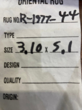 Indian Rug Hand Knotted Oriental Rug Kashan 3'10x5'1