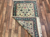 Indian Rug Hand Knotted Oriental Rug Kashan 3'1x5'2
