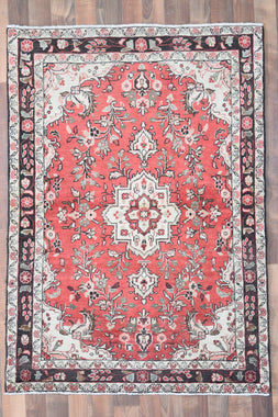 Indian Rug Hand Knotted Oriental Rug Kashan 3'5x4'10