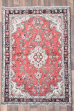 Indian Rug Hand Knotted Oriental Rug Kashan 3'5x4'10