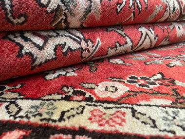 Indian Rug Hand Knotted Oriental Rug Kashan 3'5x4'10