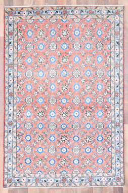 Indian Rug Hand Knotted Oriental Rug Kashan 3'5x5'2