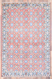 Indian Rug Hand Knotted Oriental Rug Kashan 3'5x5'2