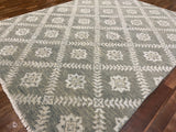 Indian Rug Hand Knotted Oriental Rug Modern 10'0x8'0