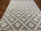 Indian Rug Hand Knotted Oriental Rug Modern 10'0x8'0