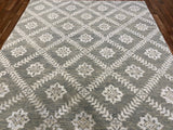 Indian Rug Hand Knotted Oriental Rug Modern 10'0x8'0