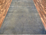 Indian Rug Hand Knotted Oriental Rug Modern 9'0x5'11