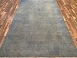 Indian Rug Hand Knotted Oriental Rug Modern 9'0x5'11