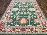 Indian Rug Hand Knotted Oriental Rug Origin: Egypt 10.5x7.7