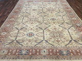 Indian Rug Hand Knotted Oriental Rug Origin: Egypt 11.8x9.4