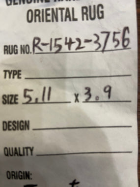 Indian Rug Hand Knotted Oriental Rug Origin: Egypt 5'11x3'9