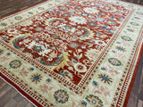 Indian Rug Hand Knotted Oriental Rug Origin: Egypt 8'8x11'11
