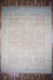 Indian Rug Hand Knotted Oriental Rug Oushak 12'10x9'10