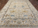 Indian Rug Hand Knotted Oriental Rug Oushak 14'0x9'11