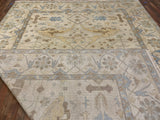 Indian Rug Hand Knotted Oriental Rug Oushak 14'0x9'11