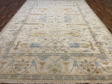 Indian Rug Hand Knotted Oriental Rug Oushak 14'0x9'11