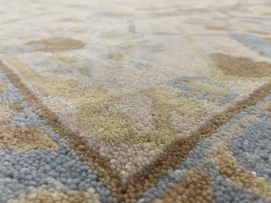 Indian Rug Hand Knotted Oriental Rug Oushak 14'0x9'11