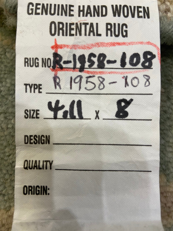 Indian Rug Hand Knotted Oriental Rug Oushak 4'11x8'0