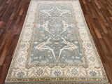 Indian Rug Hand Knotted Oriental Rug Oushak 4'11x8'0