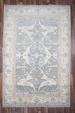 Indian Rug Hand Knotted Oriental Rug Oushak 6'2x9'0