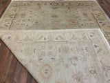 Indian Rug Hand Knotted Oriental Rug Oushak 8'9x11'11